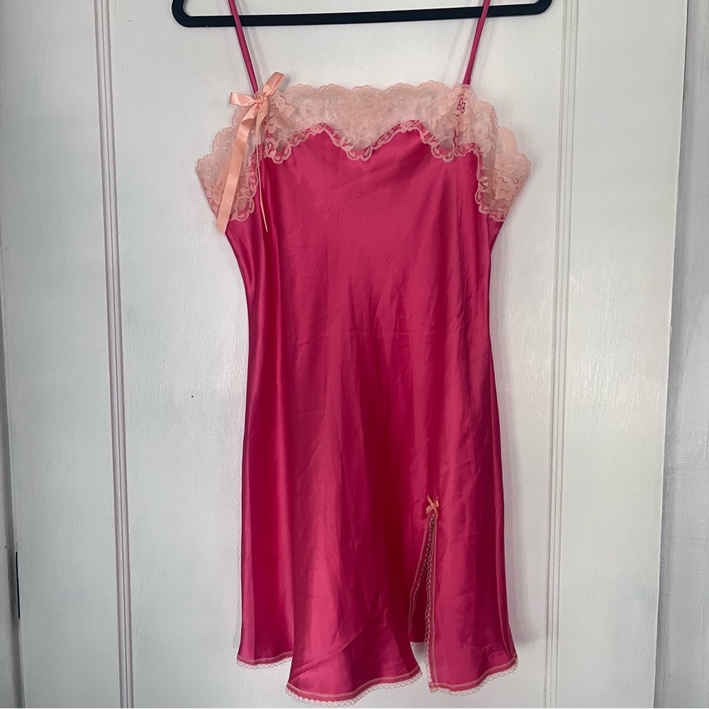 NWT Victoria’s Secret satin lace slip teddy dress